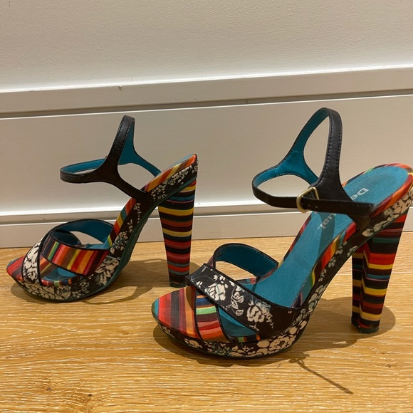 High heel rainbow color shoes - Picture 3 of 6